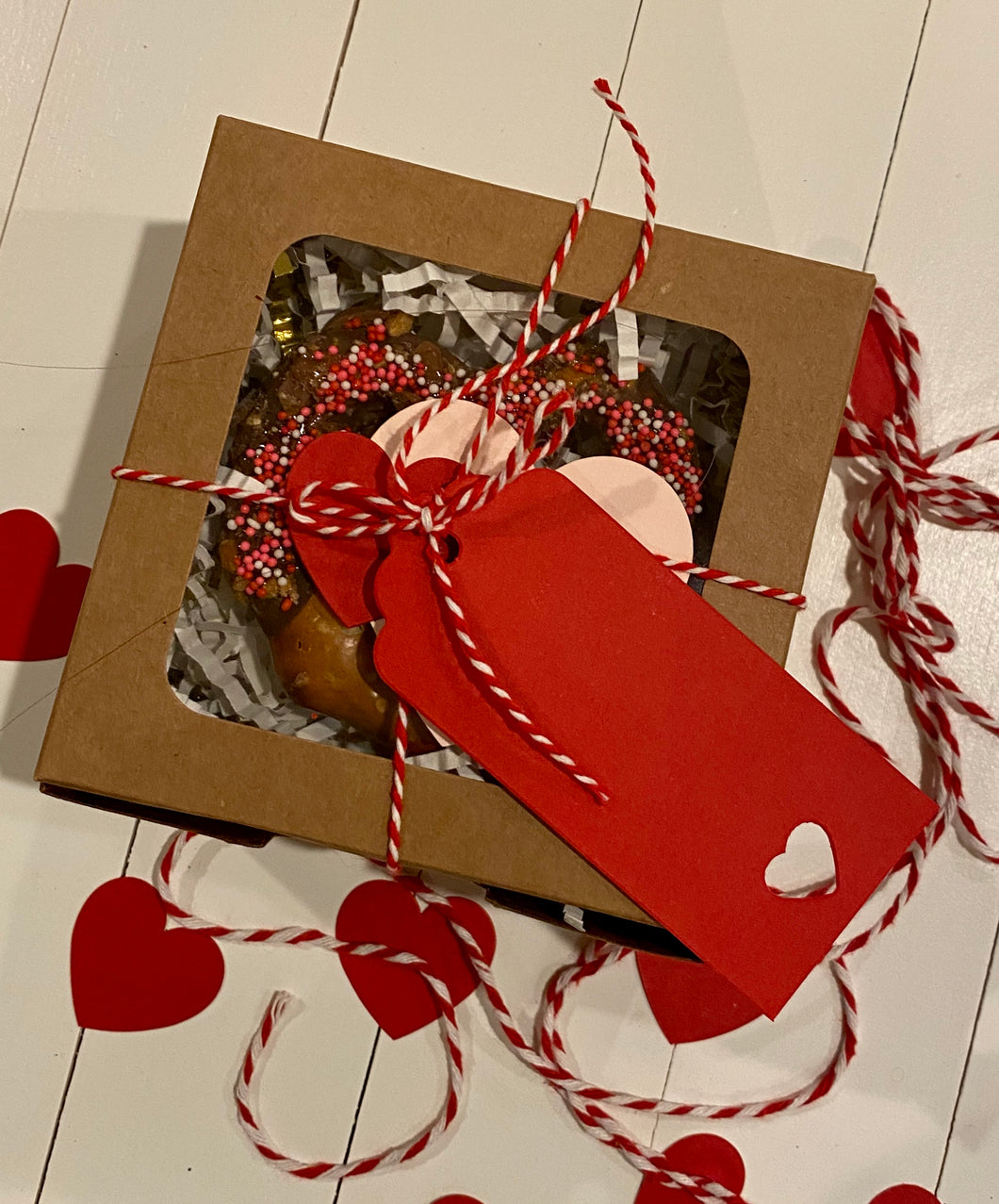 Valentine's Day Chocolate Bark Covered Pretzel Box Sets